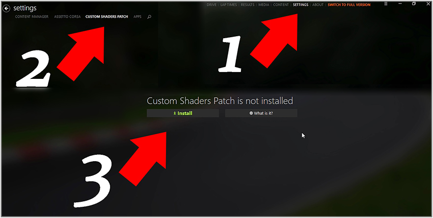Custom Shaders Patch Installation